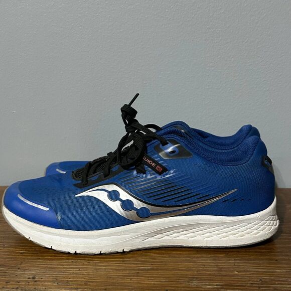Saucony Guide 16 Athletic Running Shoes Men's Size 7M Blue Lace Up SK267457 - Picture 1 of 9